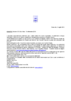 Comunicato Raduno Le CX Al Castello 13 Settembre 2015